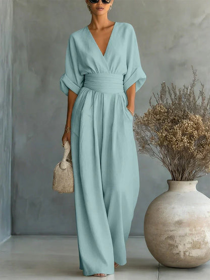 Elira | Mono elegante con cuello en V