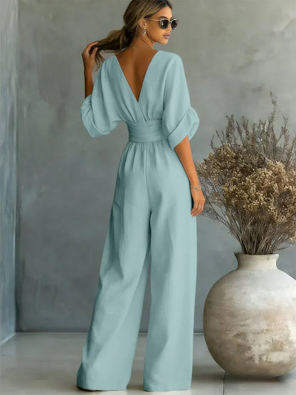 Elira | Mono elegante con cuello en V