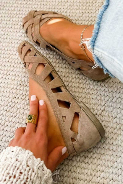 Venezia™ | Sandalias Planas Trenzadas de Colores