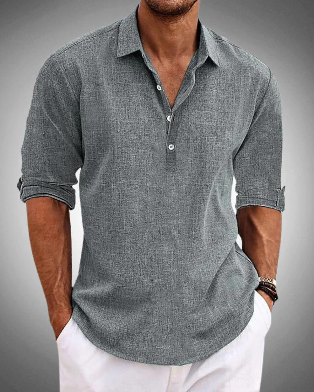 Camisa Sabbio Classic de algodón
