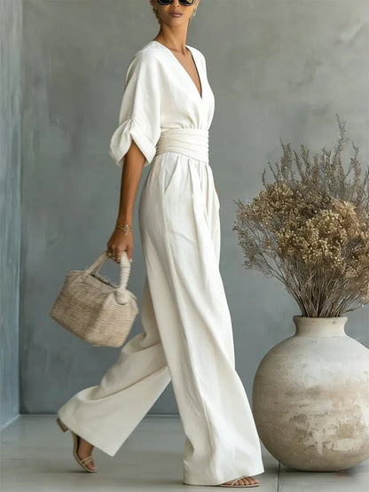 Elira | Mono elegante con cuello en V
