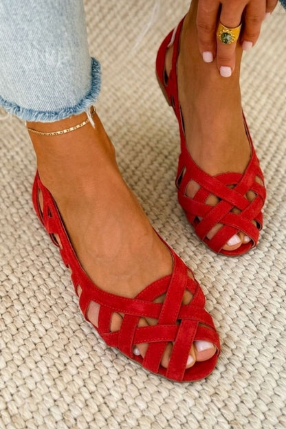 Venezia™ | Sandalias Planas Trenzadas de Colores