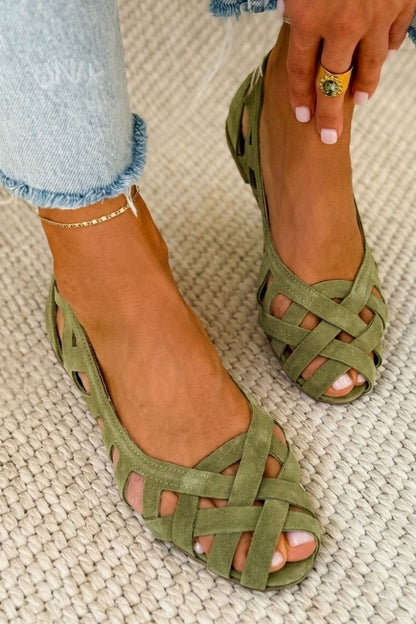 Venezia™ | Sandalias Planas Trenzadas de Colores