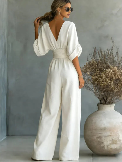 Elira | Mono elegante con cuello en V