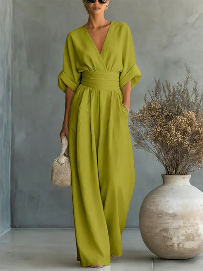 Elira | Mono elegante con cuello en V