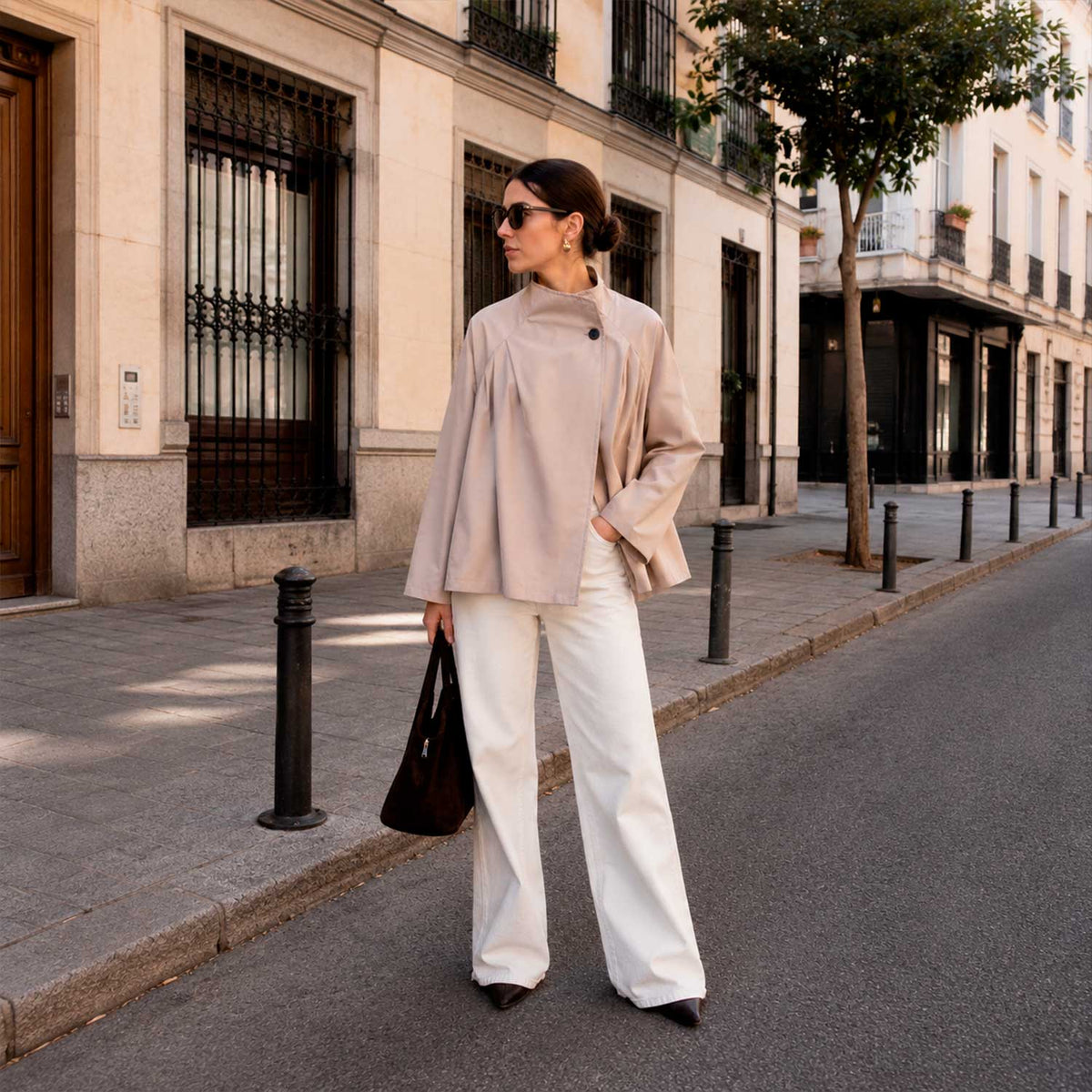 Chaqueta outdoor beige