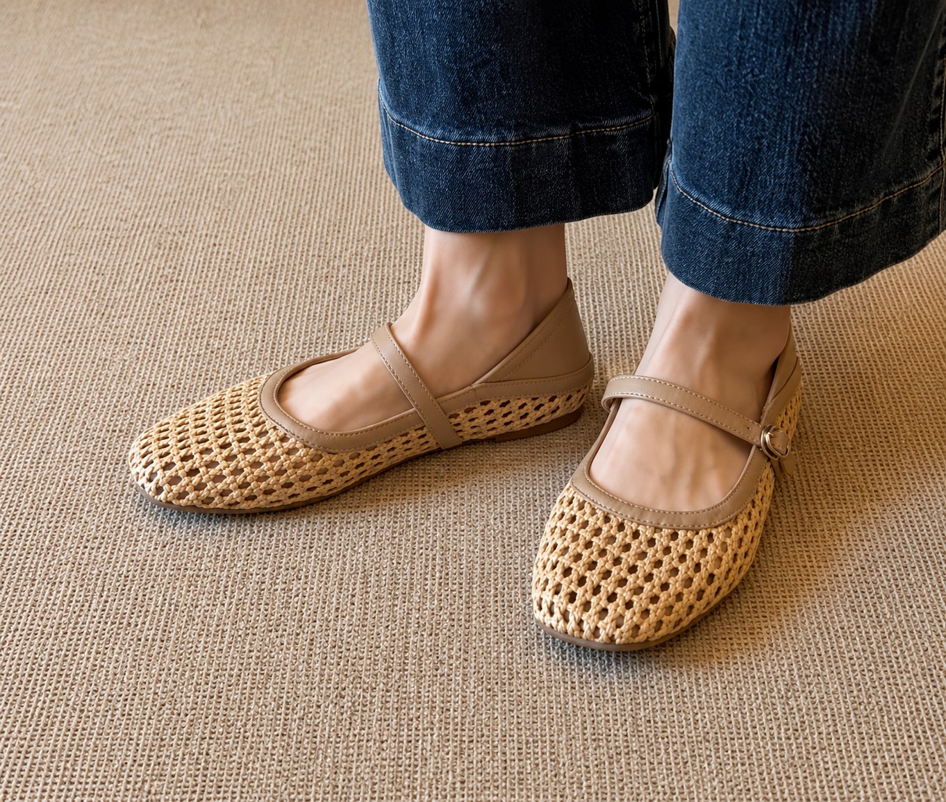 Carol- Sandalias tendencia rejilla