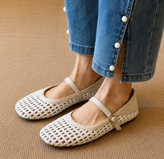 Carol- Sandalias tendencia rejilla