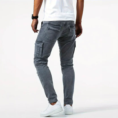 Vandeli™ | Jeans cargo elásticos