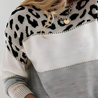 Carla | Suéter de Punto Leopardo