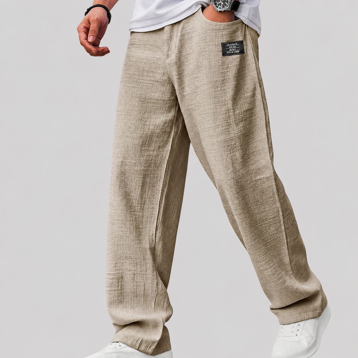 Marcos | Pantalones Casuales Premium Lino