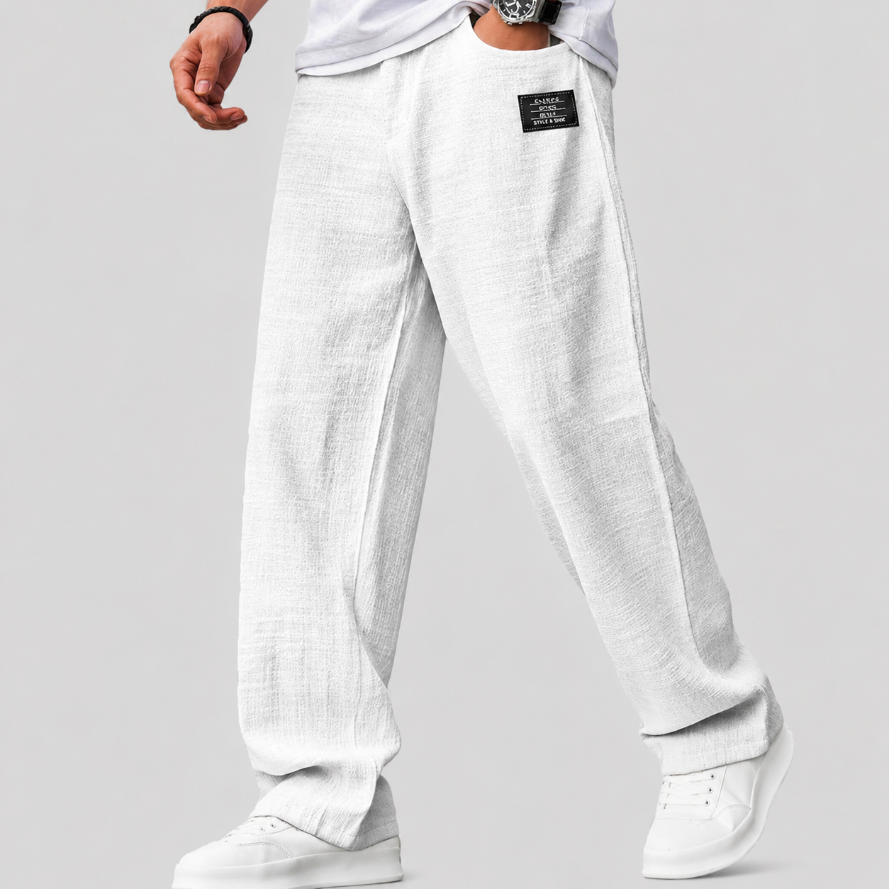 Marcos | Pantalones Casuales Premium Lino