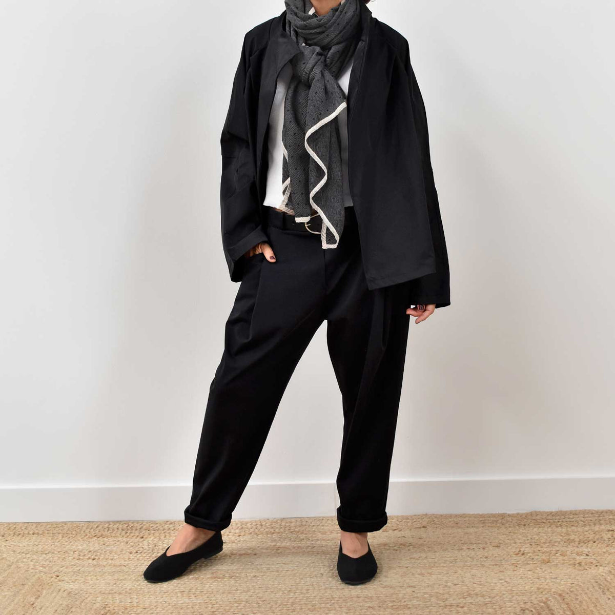 Chaqueta outdoor negra