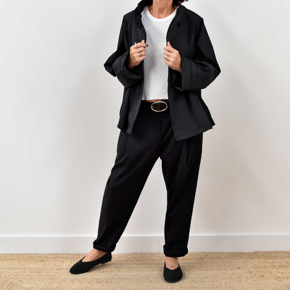 Chaqueta outdoor negra