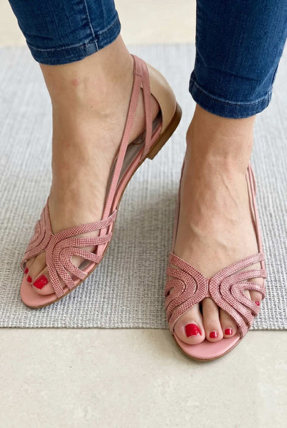 Solea™ | Sandalias Doradas Elegantes Punta Abierta