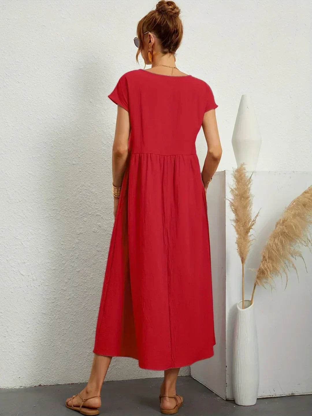 Gabrielle | Vestido Midi Elegante y Fluido