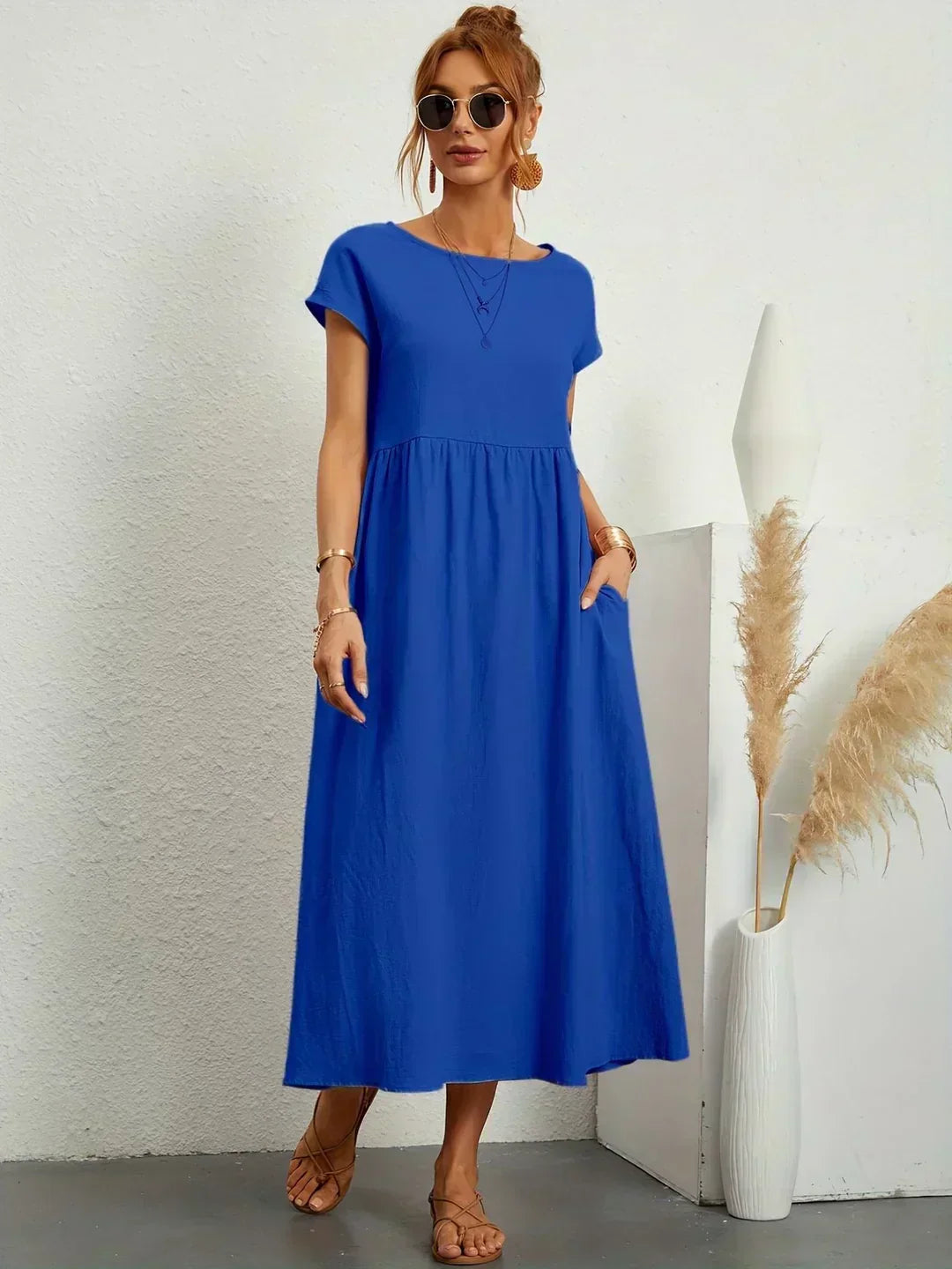 Gabrielle | Vestido Midi Elegante y Fluido