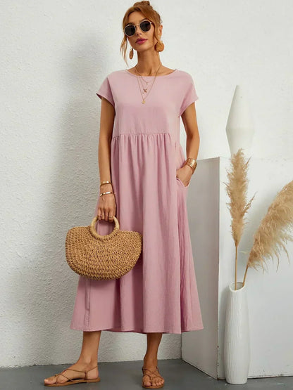 Gabrielle | Vestido Midi Elegante y Fluido