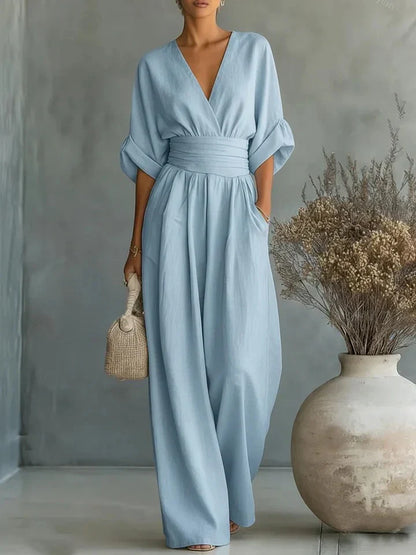 Elira | Mono elegante con cuello en V