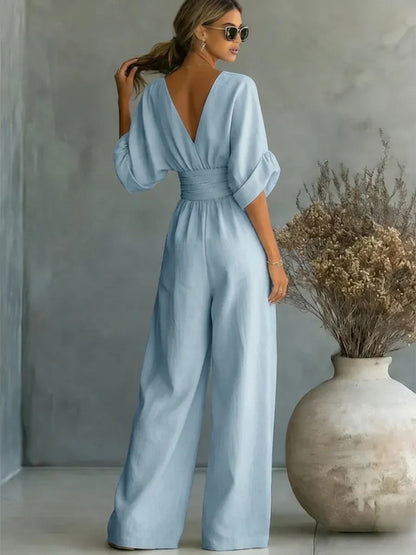 Elira | Mono elegante con cuello en V