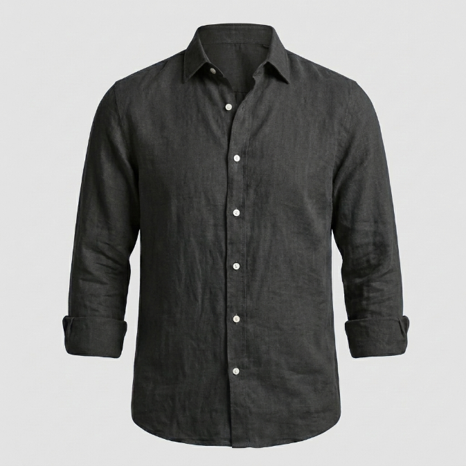 Camisa de Lino Cómoda y Flexible para Hombre