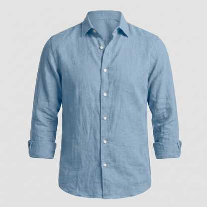 Camisa de Lino Cómoda y Flexible para Hombre