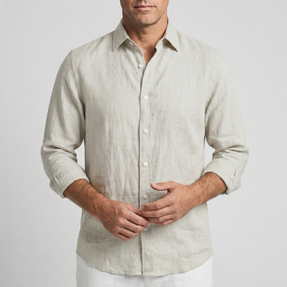 Camisa de Lino Cómoda y Flexible para Hombre